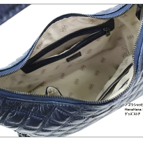 GUESS Cessily Convertible Hobo Crossbody – Midnight Blue NWT - Picture 7 of 16